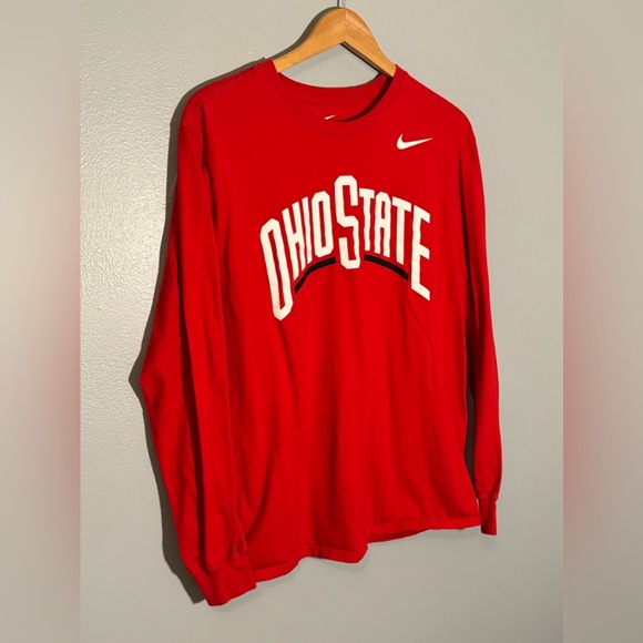 Nike Ohio State University OSU Buckeyes Long Sleeve Tee | XL - Picture 2 of 4